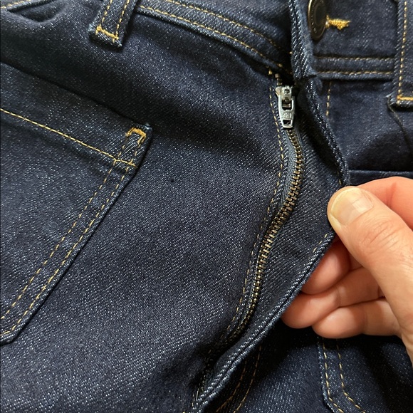 Zara The Patch Pocket Marine Jeans Size 2 - Picture 8 of 11